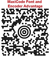   MaxiCode Font and Encoder Advantage