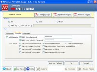   AWinware PDF Split Merge Program