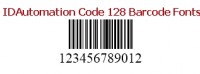   IDAutomation Code 128 Barcode Fonts