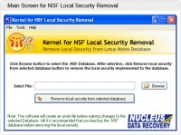   Notes Local Security Removal