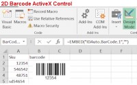   2D Barcode ActiveX Control