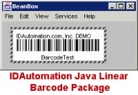   IDAutomation Java Linear Barcode Package