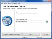   SQL Server Restore Toolbox