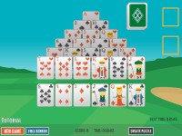   Golfer Pyramid Solitaire