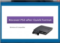   Recover PS3 after Quick Format