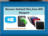   Recover Deleted Files from WD Passport
