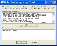   Free Hide Desktop App Tool