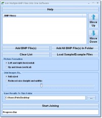   Join Multiple BMP Files Into One Software