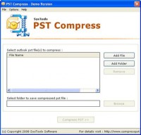   Shrink PST Files Outlook 2007