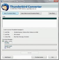   Thunderbird to Outlook 2010