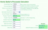   Home Sellers Proceeds Calculator