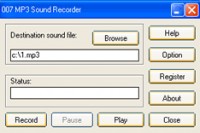   007 MP3 Sound Recorder