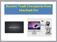   Recover Trash Documents from MacBook Pro