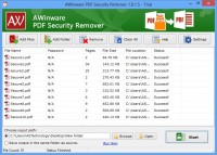   AWinware Pdf Security Decrypt Tool