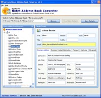   Lotus Notes to Outlook Contacts