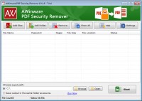   AWinware Pdf Print Security Unlock