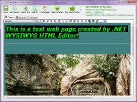   NET WYSIWYG HTML Editor