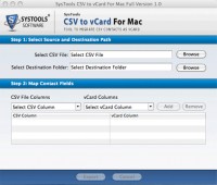   CSV to vCard Mac OS