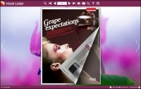  PDF to Flash Brochure Pro Neat Theme Purple