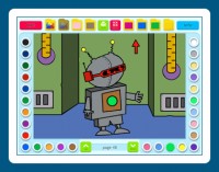   Coloring Book 14 Robots
