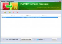   FlipPDF to Flash Freeware