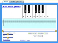   Piano Drums Guitar music game