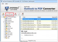   Outlook PST to PDF