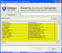   Export Contacts from XLS to Outlook