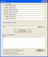   X360 Tiff to Pdf Image OCX Source Code