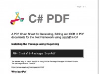   C PDF