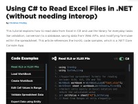   C Read Excel File