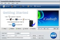   iCoolsoft DVD to BlackBerry Converter