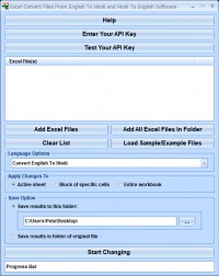   Excel Convert Files From English To Hindi and Hindi To English Software