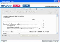   MS Word Recovery Tool