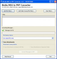   MSG to PDF Batch Converter