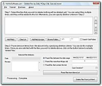   Buy Delete files by date range, file mask or number of days old Software