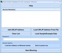   Block Certain Websites On Your Computer Software
