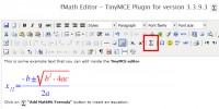   fMath Editor - TinyMCE Plugin