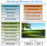   Handicap Manager for Excel