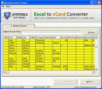   Excel Contacts Access in VCF File