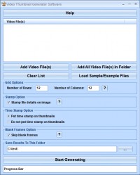   Video Thumbnail Generator Software