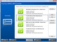  Free Easy WMA to MP3 Converter