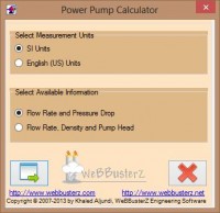   Pumping Power Calculator