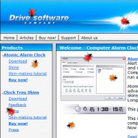   Ladybug on Desktop Screensaver