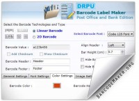   Courier Post Mailer Barcodes Generator