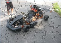  GK6 600cc Go Kart Puzzle