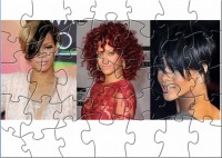   Rihanna Hair Dye Colors Puzzle