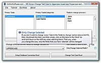   Get MS Access Change Text Case to Uppercase Lowercase Propercase and Sentence Case
