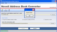  Export Novell Address book to Outlook