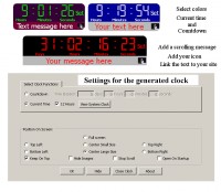   TimeUntil Digital Clock Generator